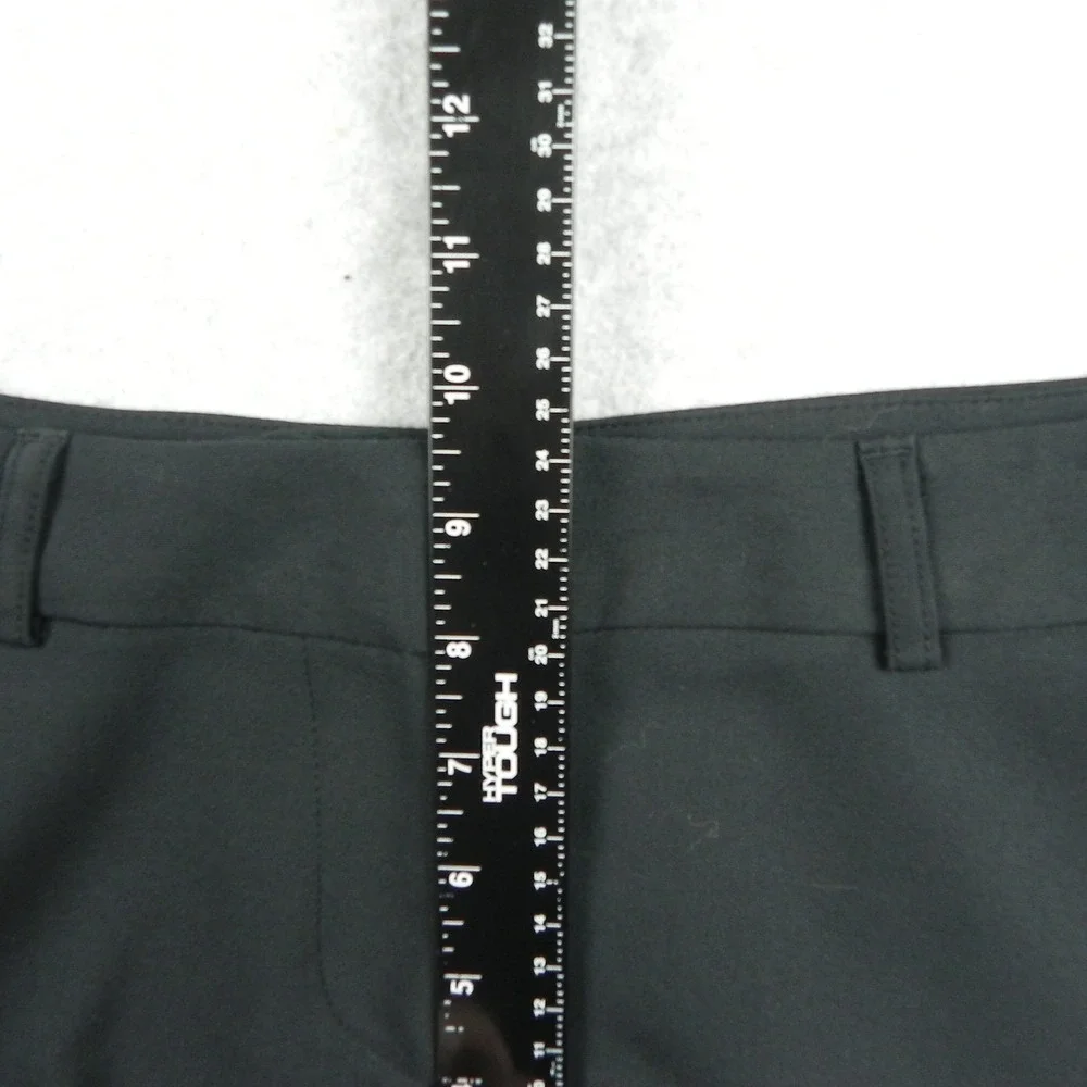 Apt 9 Pants Womens 12P Torie Dress Slacks Suit Stretch‎ Flex Flat Front Black
